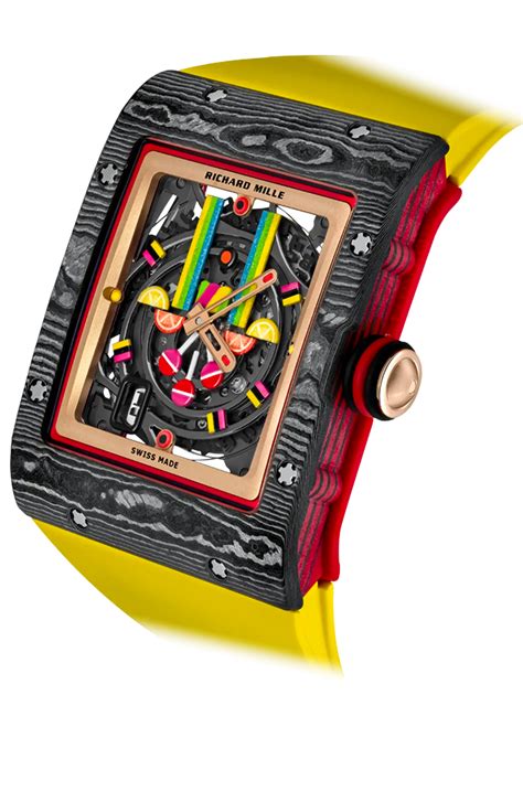 richard mille candy watch|richard mille 16 01.